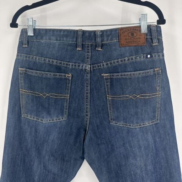 Lucky Brand NWT Kids Billy Straight Jeans Distressed Size 20 x32 Women’s Size 10 - Picture 6 of 13
